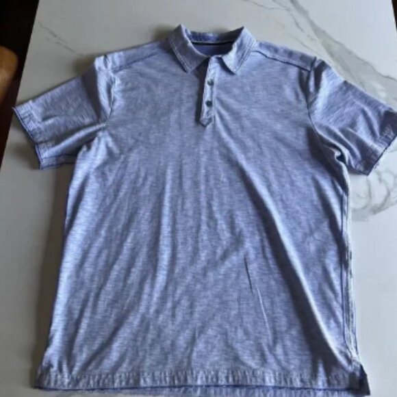Tommy Bahama Island Zone Polo Mens Small Light Blue Short Sleeve Shirt UPF 30 - Picture 1 of 14